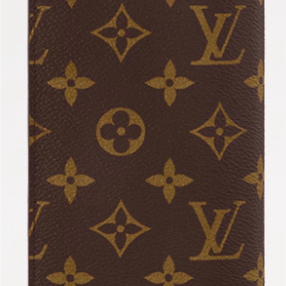 AUTHENTIC Louis Vuitton Brown and Gold Monogram Wallet